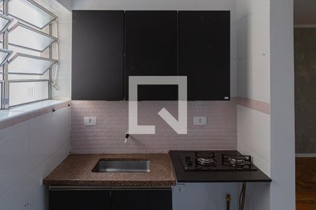 Cozinha de apartamento à venda com 1 quarto, 37m² em Vila Buarque, São Paulo