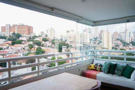 Varanda da Sala de apartamento para alugar com 1 quarto, 62m² em Vila Anglo Brasileira, São Paulo