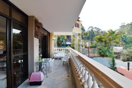 Varanda da Sala de casa de condomínio à venda com 4 quartos, 420m² em Fazenda Morumbi, São Paulo