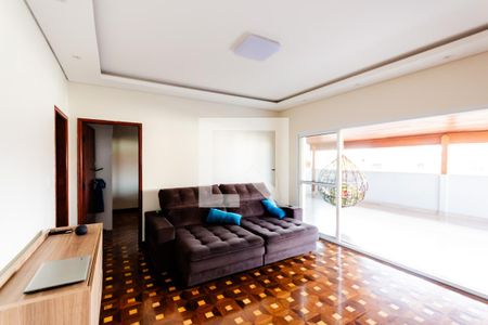 Sala de casa à venda com 4 quartos, 413m² em Vila Curuçá, Santo André