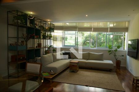 Sala  de apartamento para alugar com 3 quartos, 120m² em Leblon, Rio de Janeiro