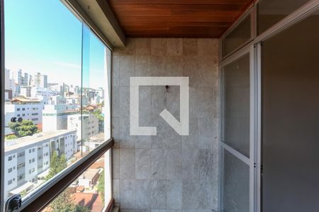 Varanda de apartamento à venda com 2 quartos, 75m² em Santo Antônio, Belo Horizonte