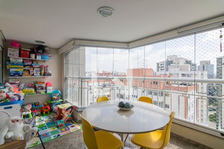 Varanda de apartamento à venda com 3 quartos, 135m² em Centro, Santo André
