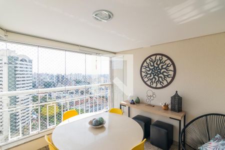 Varanda de apartamento à venda com 3 quartos, 135m² em Centro, Santo André
