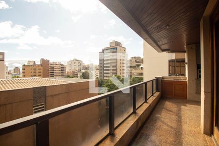 Varanda da Sala de apartamento à venda com 2 quartos, 140m² em Rio Branco, Porto Alegre