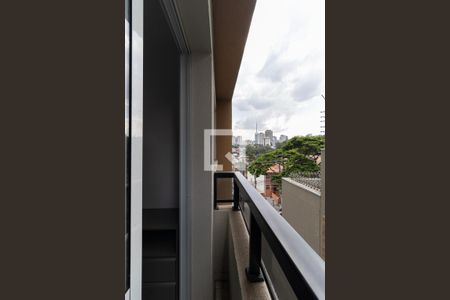 Varanda da Sala de apartamento para alugar com 1 quarto, 35m² em Aclimação, São Paulo