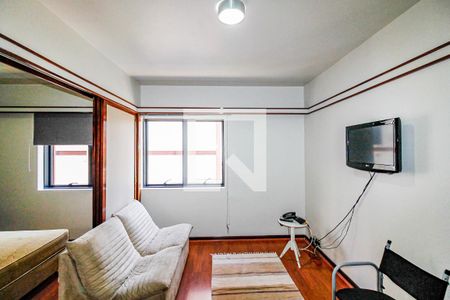 Sala de apartamento à venda com 1 quarto, 36m² em Cidade Monções, São Paulo