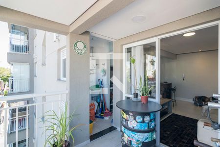 Varanda Gourmet de apartamento à venda com 2 quartos, 59m² em Vila São Pedro, Santo André