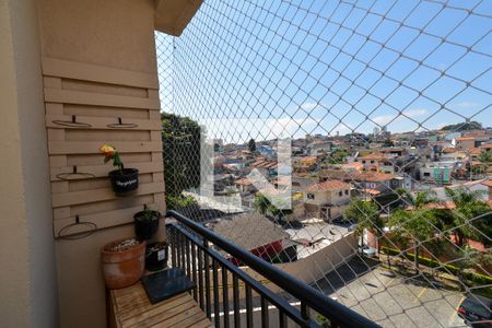 Varanda da Sala de apartamento à venda com 2 quartos, 68m² em Vila Galvão, Guarulhos