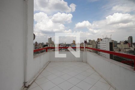 Terraço de kitnet/studio para alugar com 1 quarto, 32m² em Campos Elíseos, São Paulo