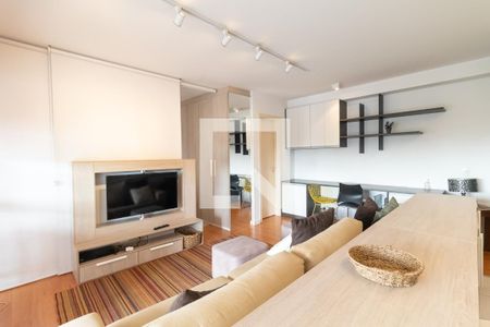 Sala de apartamento para alugar com 1 quarto, 58m² em Pinheiros, São Paulo