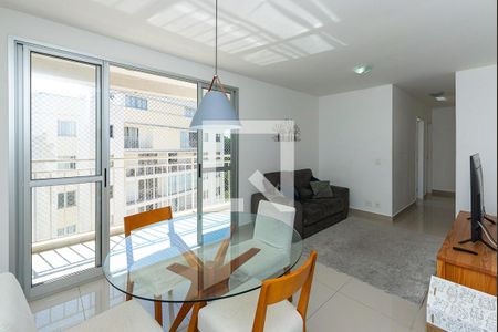 Salas de Jantar e de TV de apartamento para alugar com 3 quartos, 80m² em Castelo, Belo Horizonte