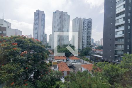 Vista Sala de apartamento à venda com 3 quartos, 102m² em Vila Olímpia, São Paulo