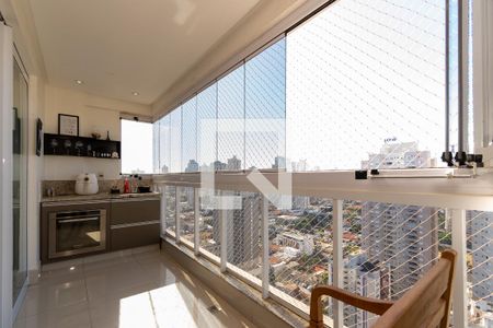 Varanda da Sala de apartamento para alugar com 3 quartos, 94m² em Setor Bueno, Goiânia
