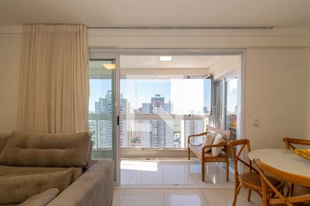 Vista Detalhe da Sala de apartamento para alugar com 3 quartos, 94m² em Setor Bueno, Goiânia