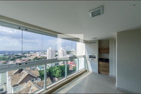 Varanda da Sala de apartamento à venda com 2 quartos, 94m² em Mansões Santo Antônio, Campinas