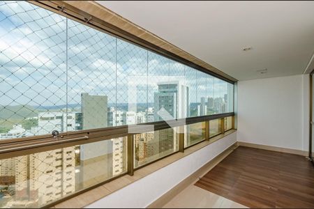 Varanda da Sala de apartamento para alugar com 4 quartos, 154m² em Vila da Serra, Nova Lima