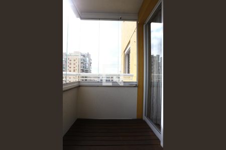 Varanda da Sala de apartamento para alugar com 1 quarto, 55m² em Paraíso do Morumbi, São Paulo