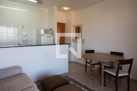 Sala de apartamento para alugar com 1 quarto, 35m² em Nova Aliança, Ribeirão Preto