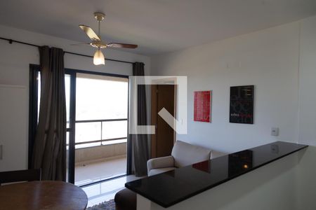 Sala de apartamento para alugar com 1 quarto, 35m² em Nova Aliança, Ribeirão Preto