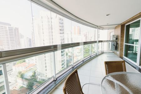 Varanda de apartamento para alugar com 4 quartos, 157m² em Pompeia, São Paulo