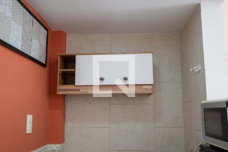 cozinha integrada de apartamento à venda com 1 quarto, 40m² em Leme, Rio de Janeiro