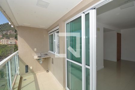 Varanda da Sala de apartamento para alugar com 2 quartos, 65m² em Campinho, Rio de Janeiro