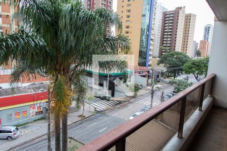 VISTA DA SACADA de apartamento à venda com 4 quartos, 208m² em Cambuí, Campinas