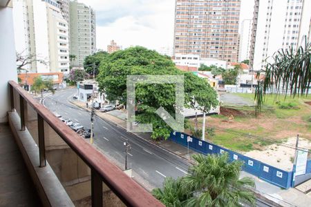 VISTA DA SACADA de apartamento à venda com 4 quartos, 208m² em Cambuí, Campinas