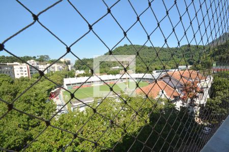 Vista da Sala de apartamento para alugar com 3 quartos, 120m² em Laranjeiras, Rio de Janeiro