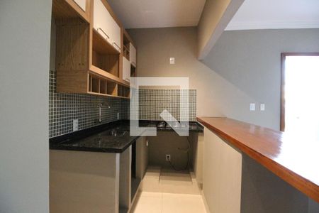 Cozinha de kitnet/studio para alugar com 1 quarto, 40m² em Vila Mimosa, Campinas