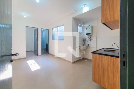 Sala / Cozinha de apartamento para alugar com 1 quarto, 27m² em Vila Nair, São Paulo