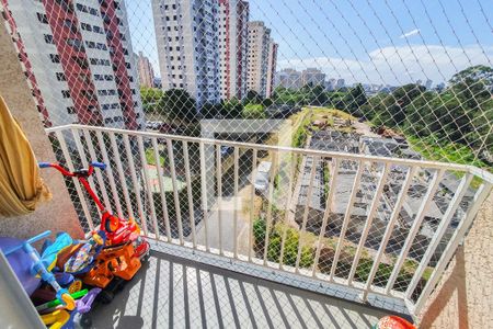 Varanda da Sala de apartamento à venda com 2 quartos, 47m² em Jardim Celeste, São Paulo