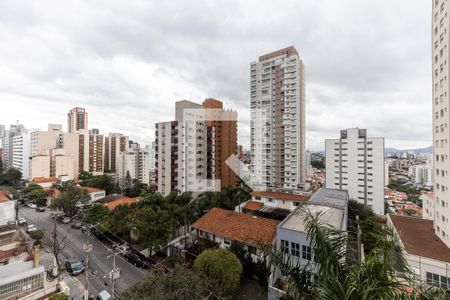 Varanda da Sala - Vista de apartamento à venda com 5 quartos, 200m² em Perdizes, São Paulo