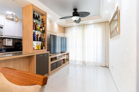 Sala de apartamento para alugar com 3 quartos, 74m² em Vila Castelo, São Paulo