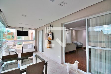Varanda gourmet de apartamento à venda com 3 quartos, 131m² em Anchieta, São Bernardo do Campo