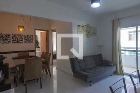 Sala de apartamento para alugar com 2 quartos, 71m² em Aviação, Praia Grande