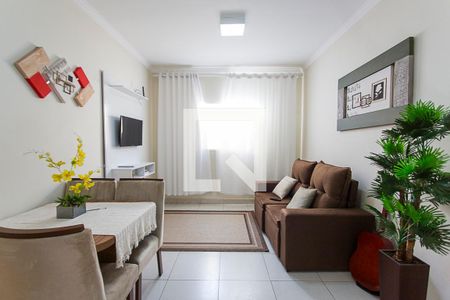 Sala de apartamento para alugar com 2 quartos, 60m² em Jardim Holanda, Uberlândia