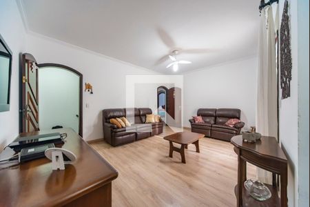 Sala de casa à venda com 3 quartos, 150m² em Vila Homero Thon, Santo André