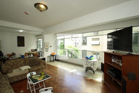 Sala de Estar de apartamento à venda com 3 quartos, 180m² em Flamengo, Rio de Janeiro