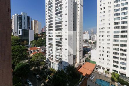 Sala vista de apartamento para alugar com 3 quartos, 98m² em Pinheiros, São Paulo