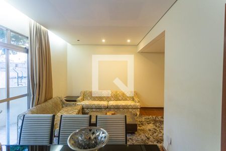 Sala de apartamento à venda com 3 quartos, 95m² em Santo Antônio, Belo Horizonte