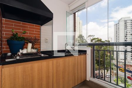 Varanda da Sala de apartamento para alugar com 2 quartos, 92m² em Vila Andrade, São Paulo