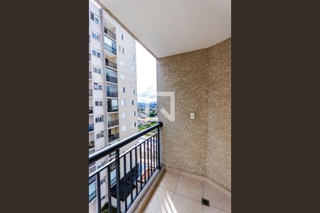 Varanda da Sala de apartamento para alugar com 3 quartos, 76m² em Utinga, Santo André