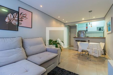 Sala de apartamento à venda com 2 quartos, 62m² em Campestre, São Caetano do Sul