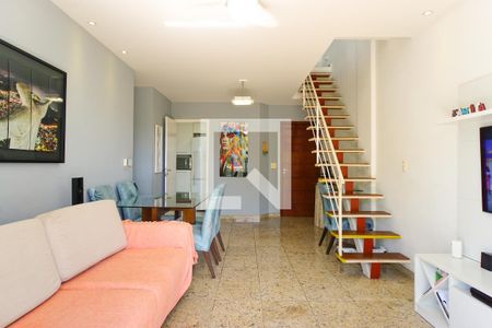 Sala de apartamento à venda com 3 quartos, 158m² em Recreio dos Bandeirantes, Rio de Janeiro