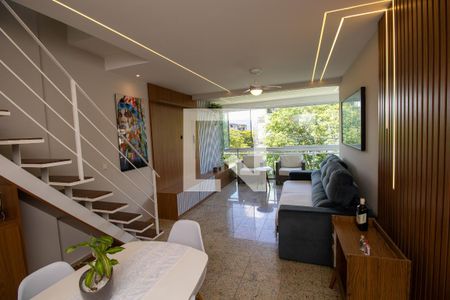 Sala de apartamento para alugar com 3 quartos, 158m² em Recreio dos Bandeirantes, Rio de Janeiro