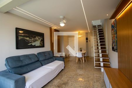 Sala de apartamento para alugar com 3 quartos, 158m² em Recreio dos Bandeirantes, Rio de Janeiro