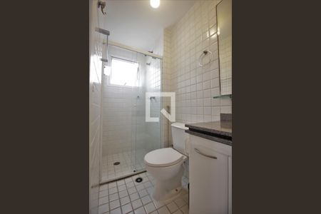 Banheiro da Suíte de apartamento à venda com 1 quarto, 58m² em Paraíso do Morumbi, São Paulo