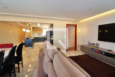 Sala de apartamento à venda com 3 quartos, 180m² em Centro, Santo André